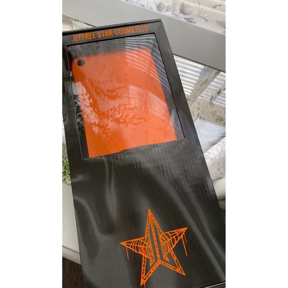 NEW Jeffree Star Pumpkin Slasher Hand Mirror Hatchet Cleaver RARE Orange